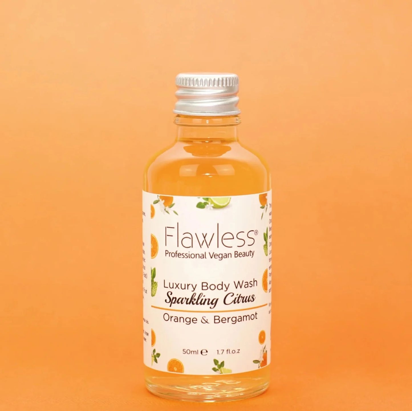 Flawless Vegan Sparkling Citrus Body Wash 100ml